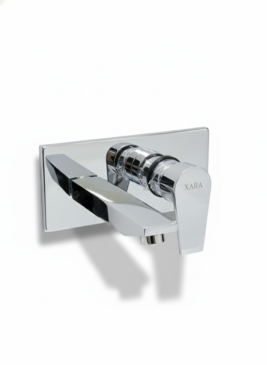 XARA Premium Basin Diverter (With Upper Part), With Heavy Spout, Pure Brass With Leak Proof Cartridge | For Washbasins.Tabletops and Vanity Cabinets