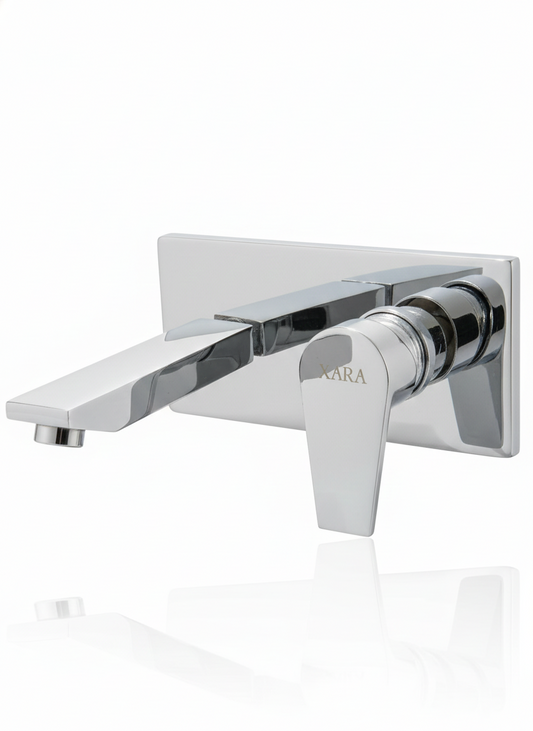 XARA Premium Basin Diverter (With Upper Part), With Heavy Spout, Pure Brass With Leak Proof Cartridge | For Washbasins.Tabletops and Vanity Cabinets