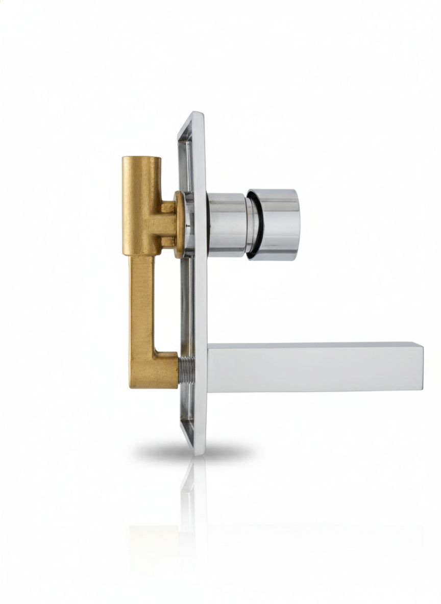 XARA Premium Basin Diverter (With Upper Part), With Heavy Spout, Pure Brass With Leak Proof Cartridge | For Washbasins.Tabletops and Vanity Cabinets